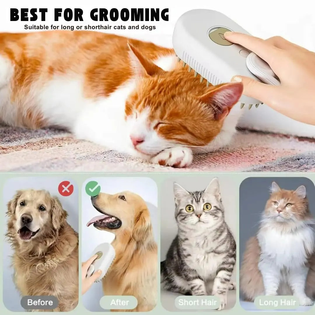 3-in-1 Pet Hair Brush