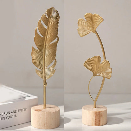 Gold Gingko Leaf Crafts