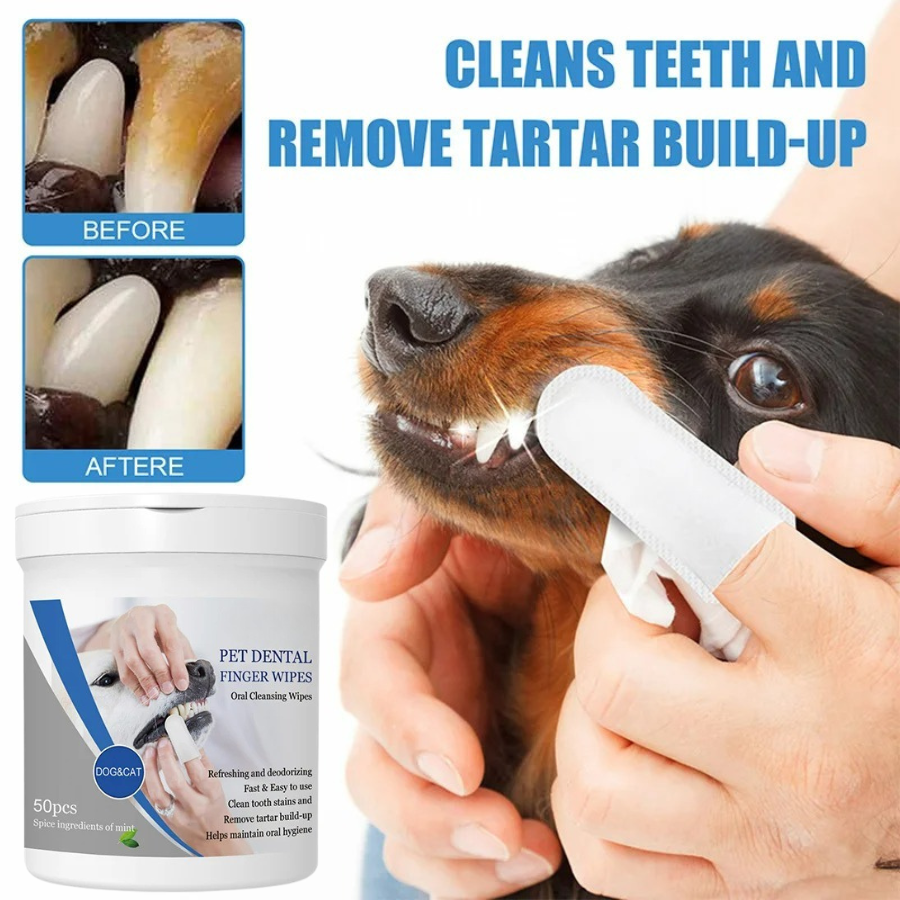 Pet Dental Cleaning Wipes